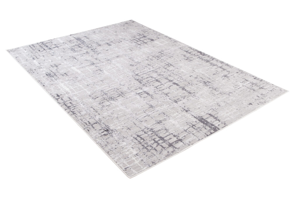 Tapis Sky Gris Moderne Carreaux