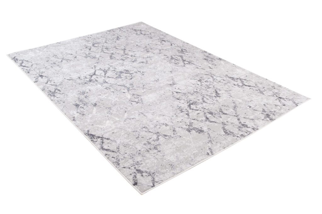 Tapis Sky Gris Géométrique Losanges