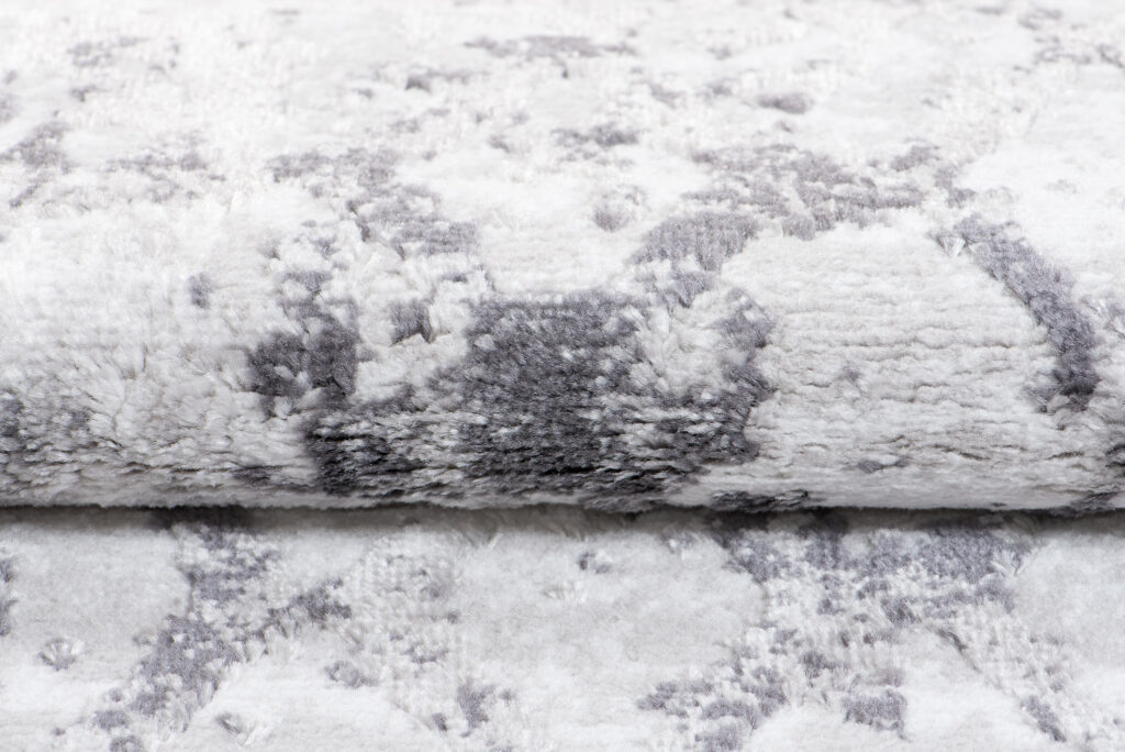 Tapis Sky Gris Géométrique Losanges