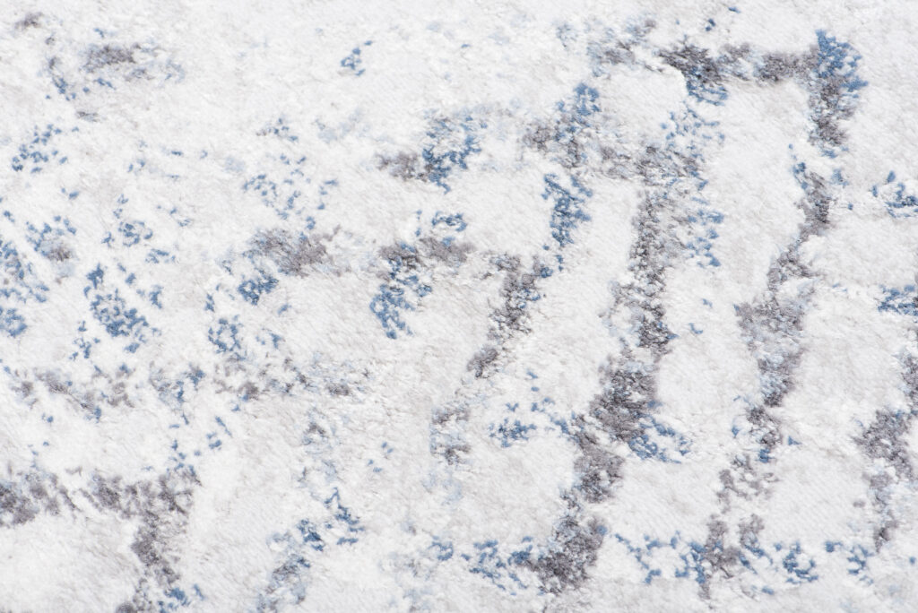 Tapis Sky Gris Bleu Moderne Zigzags