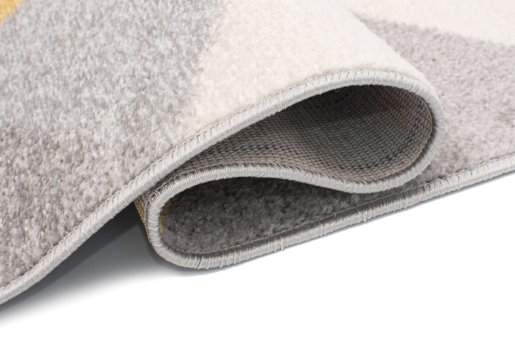Tapis Lazur Gris Clair Multicolore Géométrique Triangles