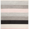 Tapis Lazur Gris Clair Rose Géométrique Lignes
