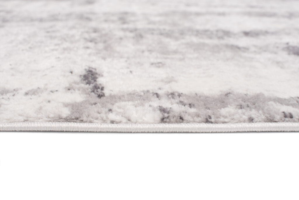 Tapis Sky Gris Abstrait Vintage Rayures