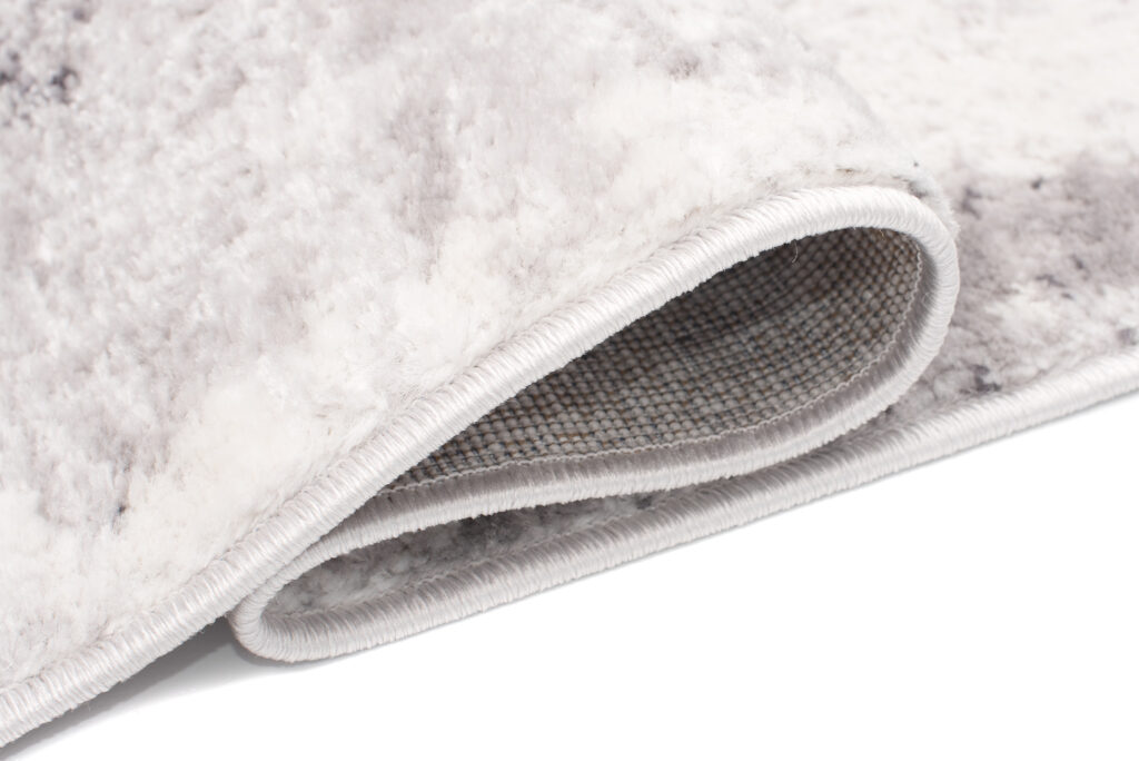 Tapis Sky Gris Abstrait Vintage Rayures