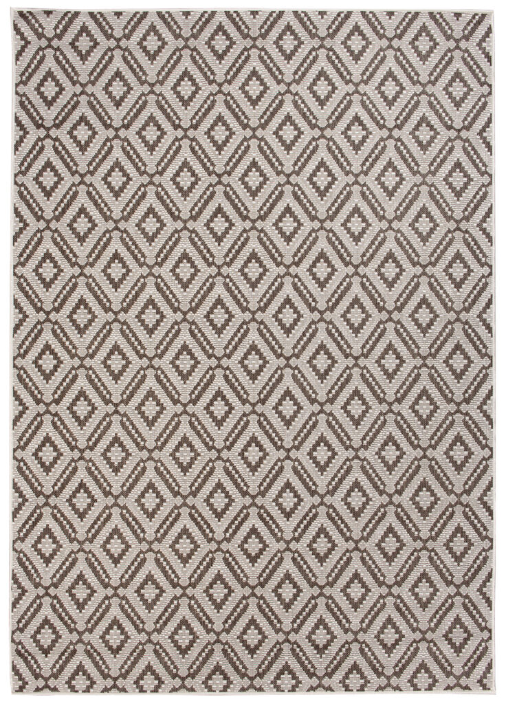 CAPRI Tapis Extérieur Intérieur Marron Beige Marocain Fin Sisal