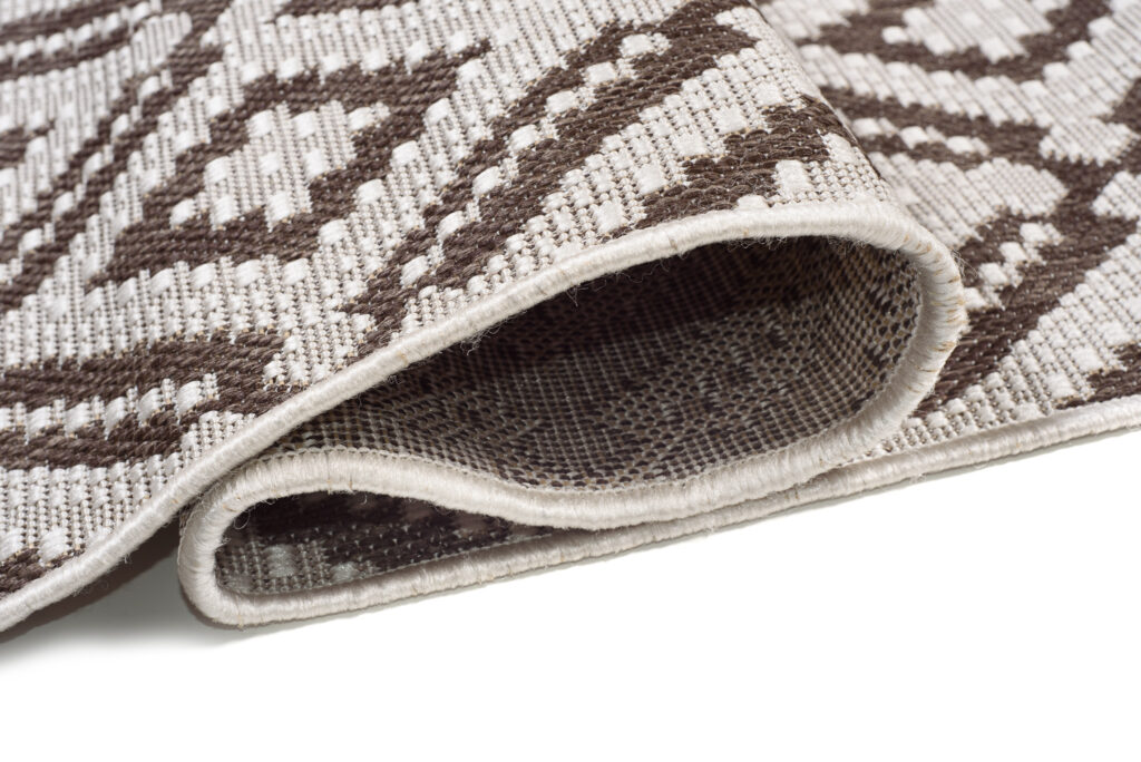 CAPRI Tapis Extérieur Intérieur Marron Beige Marocain Fin Sisal
