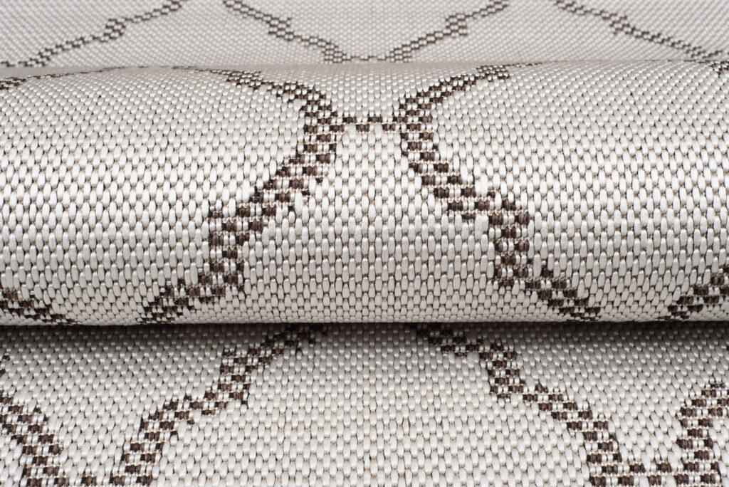 CAPRI Tapis Extérieur Intérieur Crème Marron Trèfle Marocain Sisal