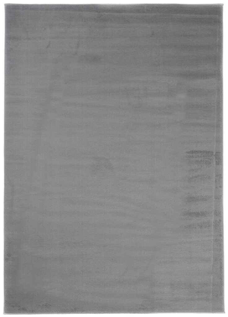Tapis Luxury Gris Uni Poils Courts