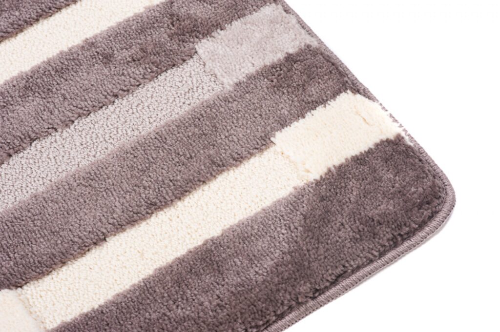 Tapis de Bain Mono Café Crème Antidérapant Lavable 1 Pièce