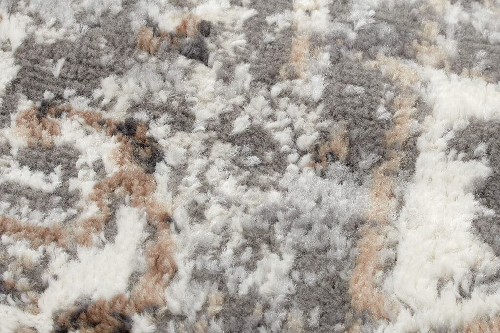 Tapis Valley Gris Foncé Floral Rosace