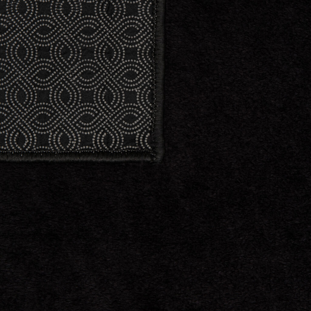 Tapis Cuddle Anidérapant Noir Shaggy