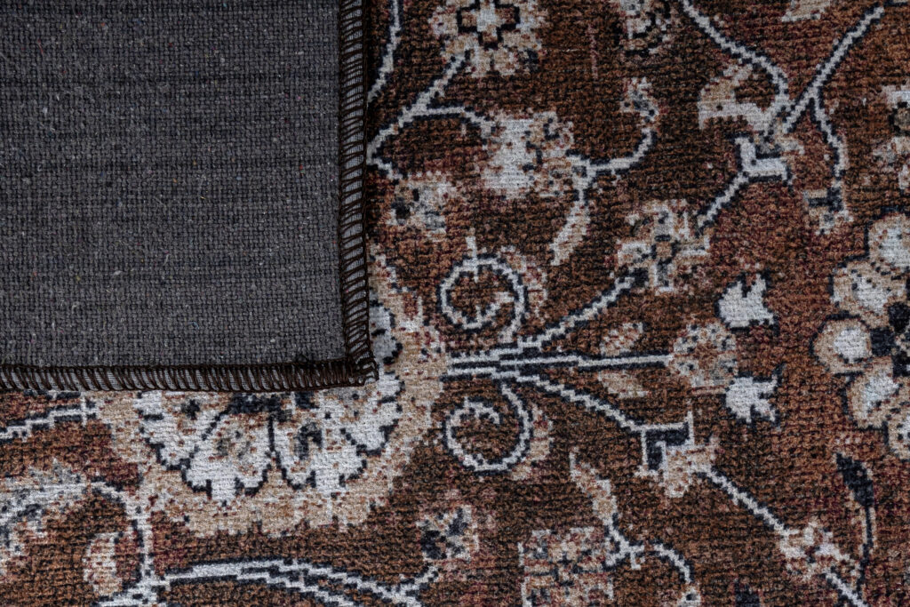 Tapis Ritz Marron Floral Ornamental