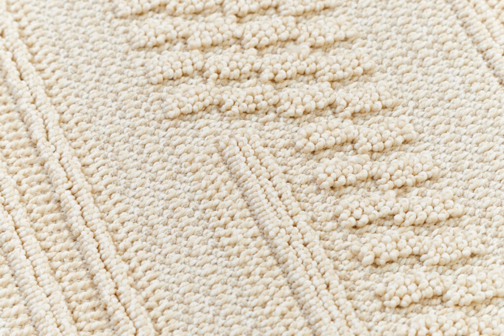 Tapis Extérieur Rio Loop Crème Lignes