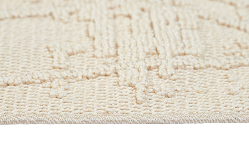 Tapis Extérieur Rio Loop Crème Losanges