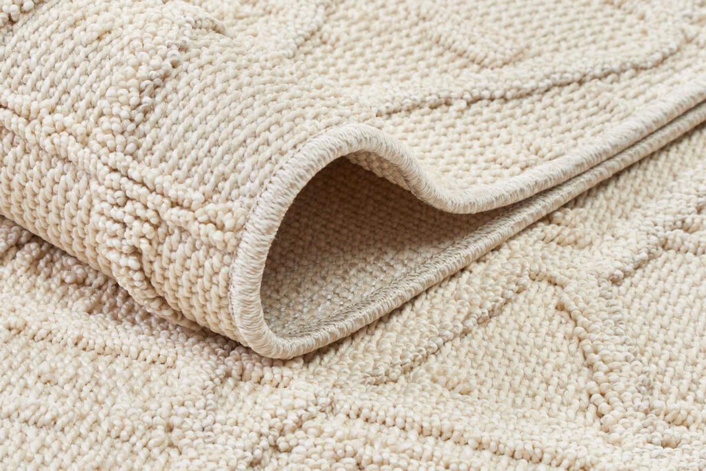 Tapis Extérieur Rio Loop Crème Losanges