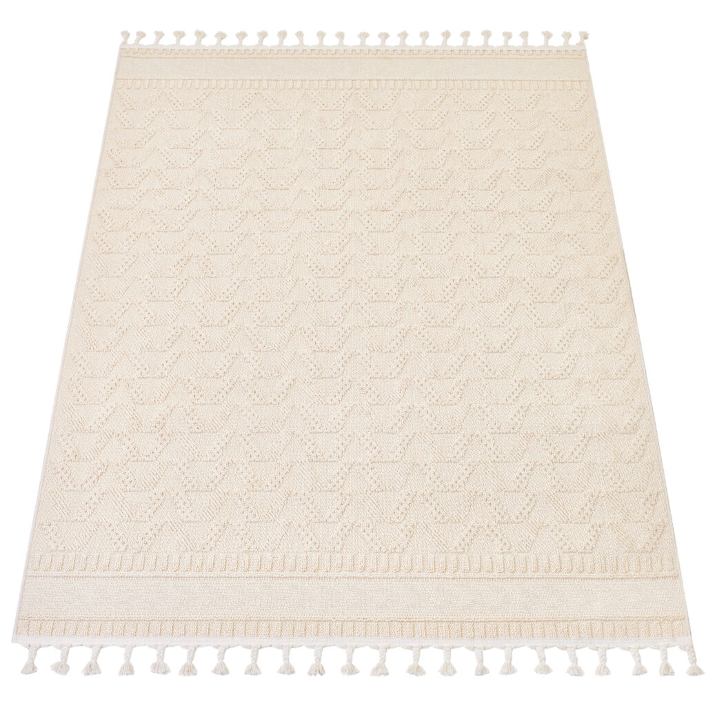 Tapis Extérieur Rio Loop Crème Ethnique