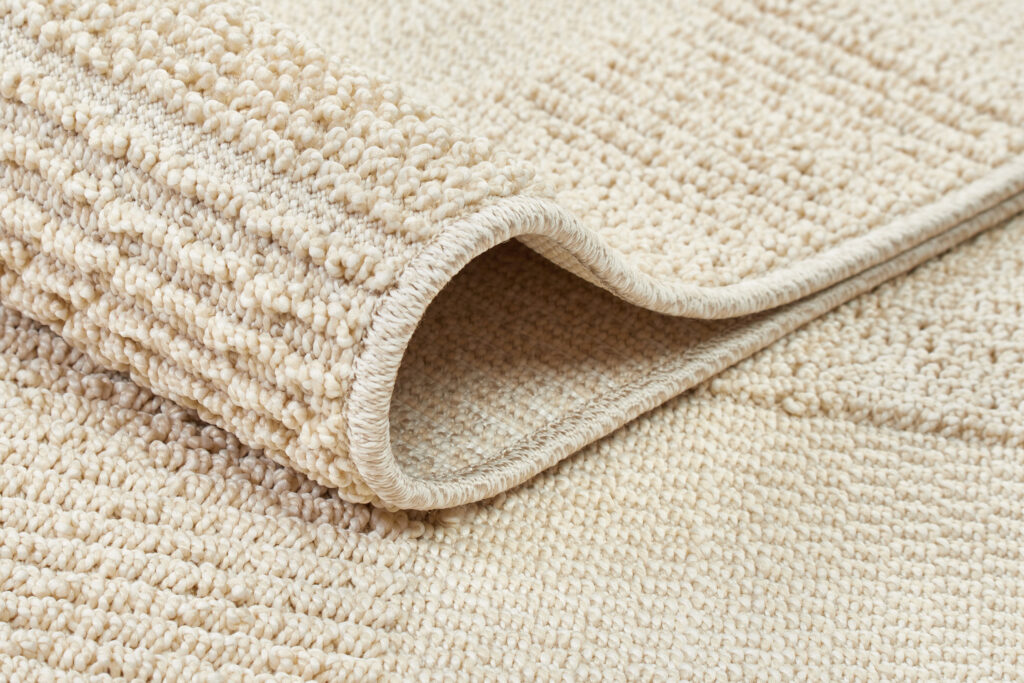 Tapis Extérieur Rio Loop Crème Échiquier