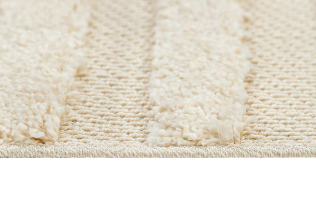 Tapis Extérieur Rio Loop Crème Clair Rayé