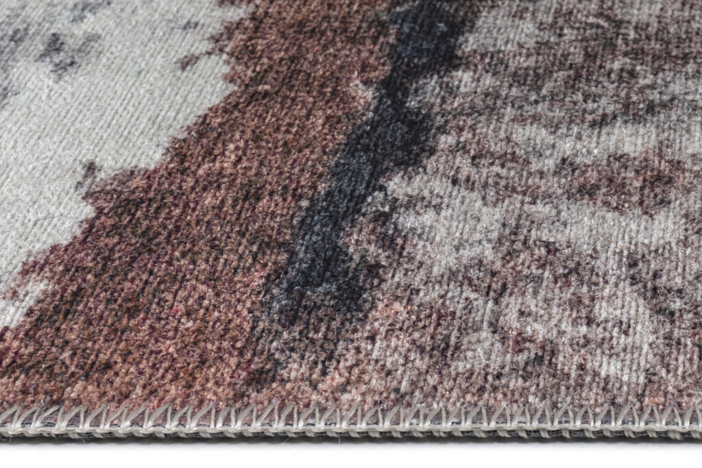 Tapis Ritz Bleu Marine Gris Abstrait