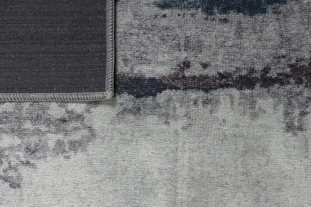 Tapis Ritz Bleu Marine Gris Abstrait