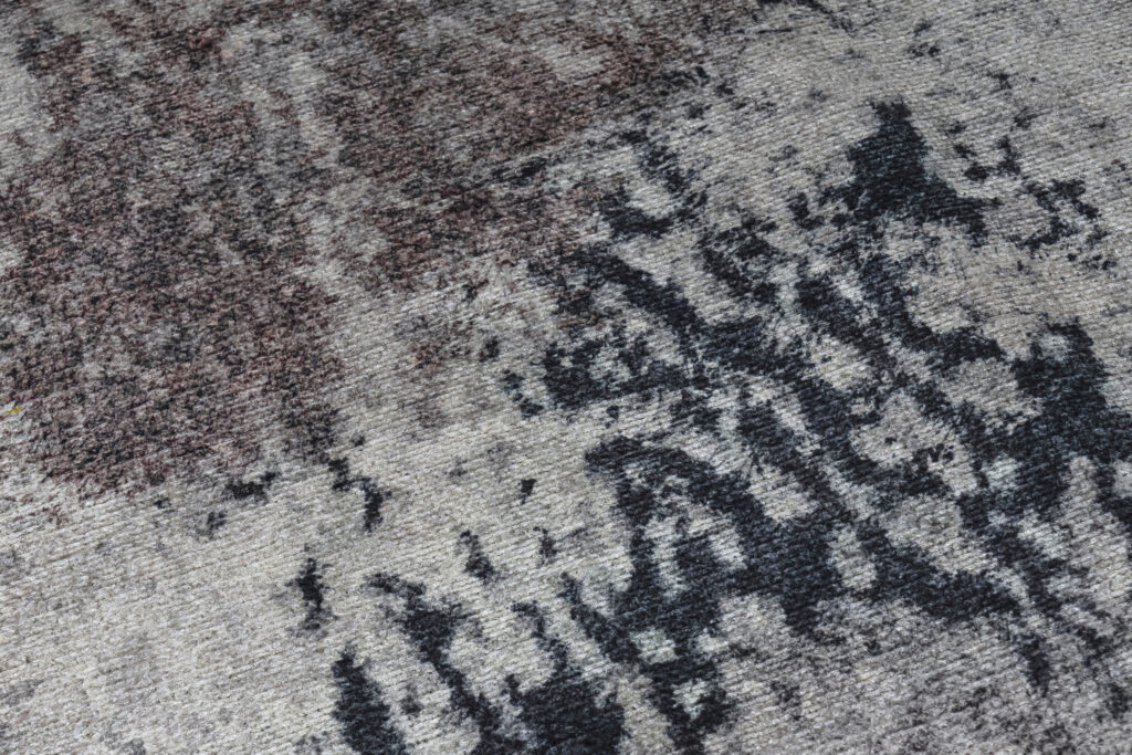 Tapis Ritz Bleu Marine Gris Abstrait
