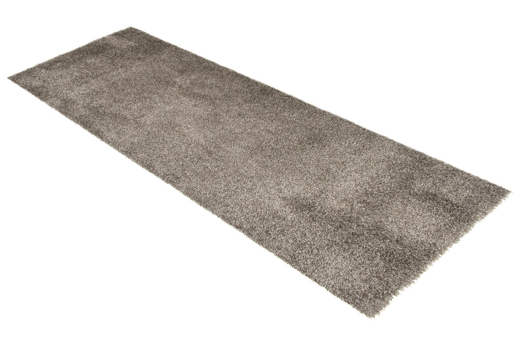 Tapis de Passage Essence Shaggy Taupe Gris Moucheté