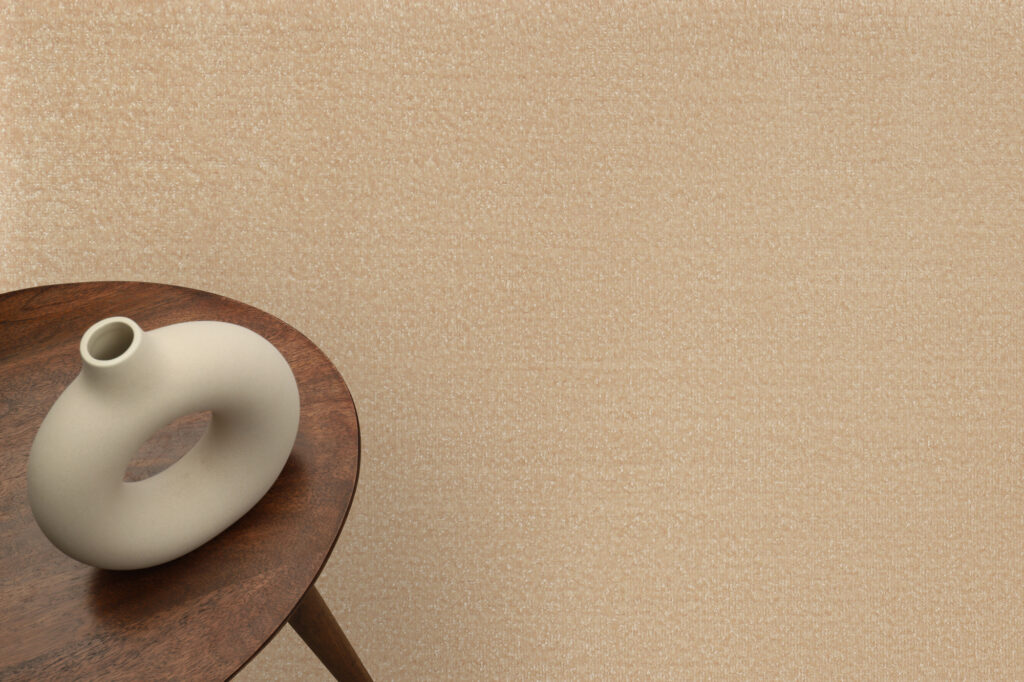 Tapis Mono Carré Intérieur Extérieur Beige