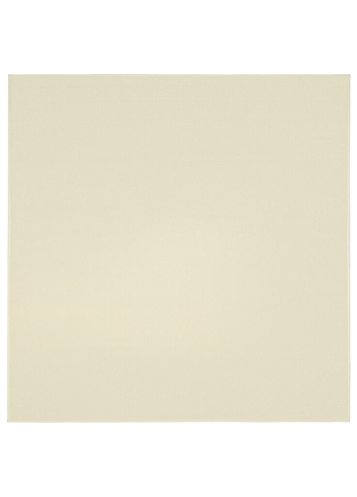 Tapis Mono Carré Intérieur Extérieur Crème