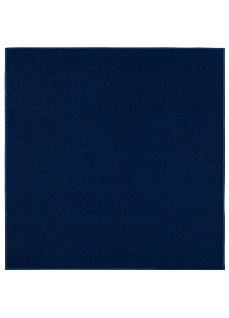 Tapis Mono Carré Intérieur Extérieur Bleu Marine