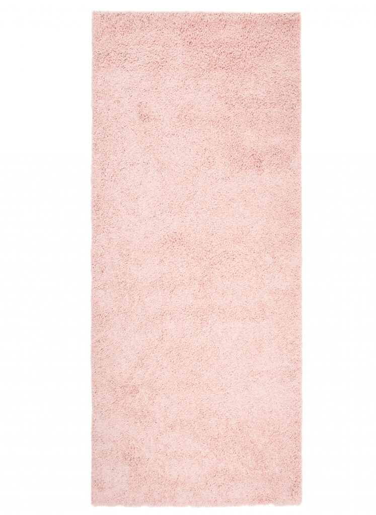 Tapis de Passage Essence Shaggy Uni Rose