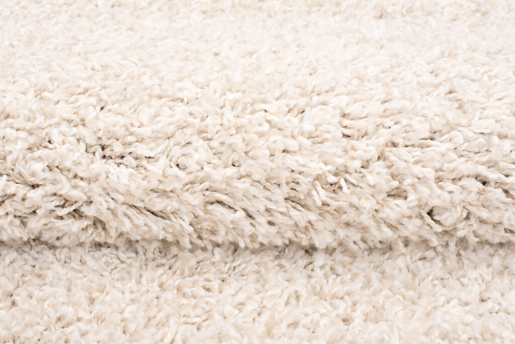 Tapis Essence Carré Shaggy Beige Clair
