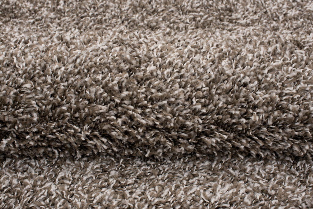 Tapis de Passage Essence Shaggy Taupe Gris Moucheté