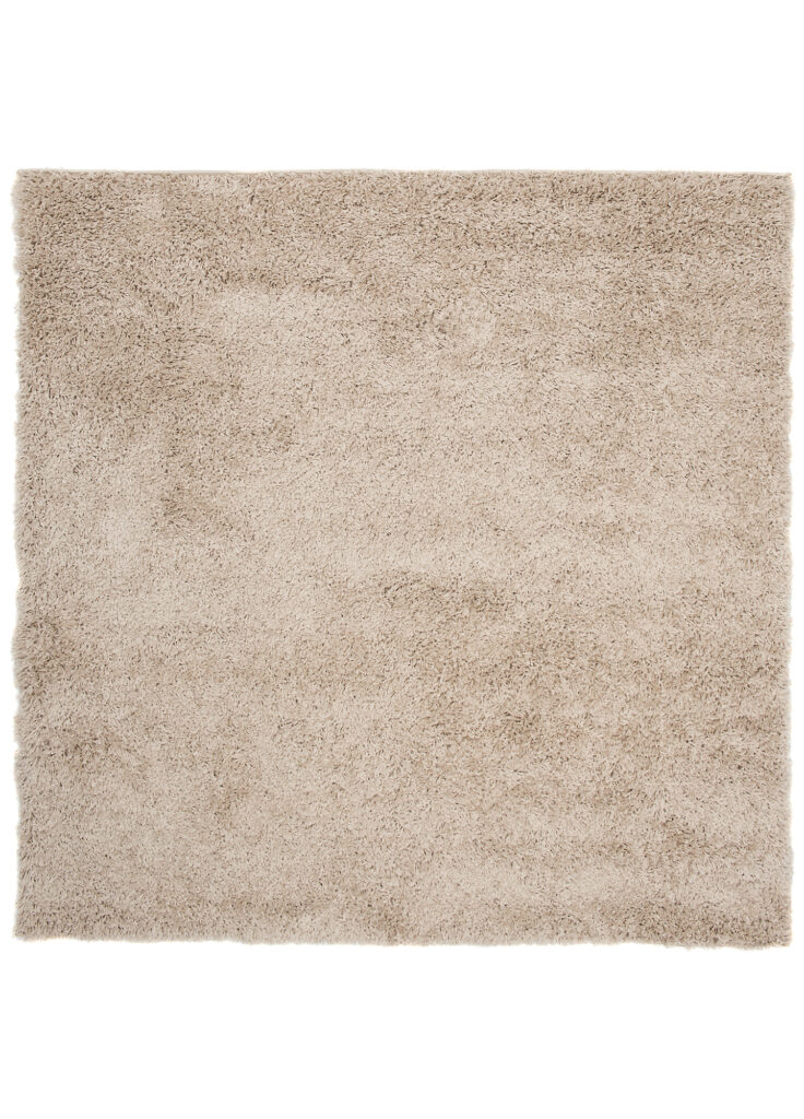 Tapis Essence Carré Shaggy Beige Foncé