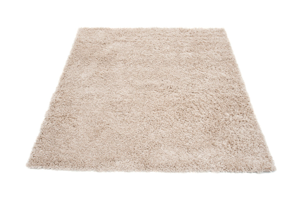Tapis Essence Carré Shaggy Beige Foncé
