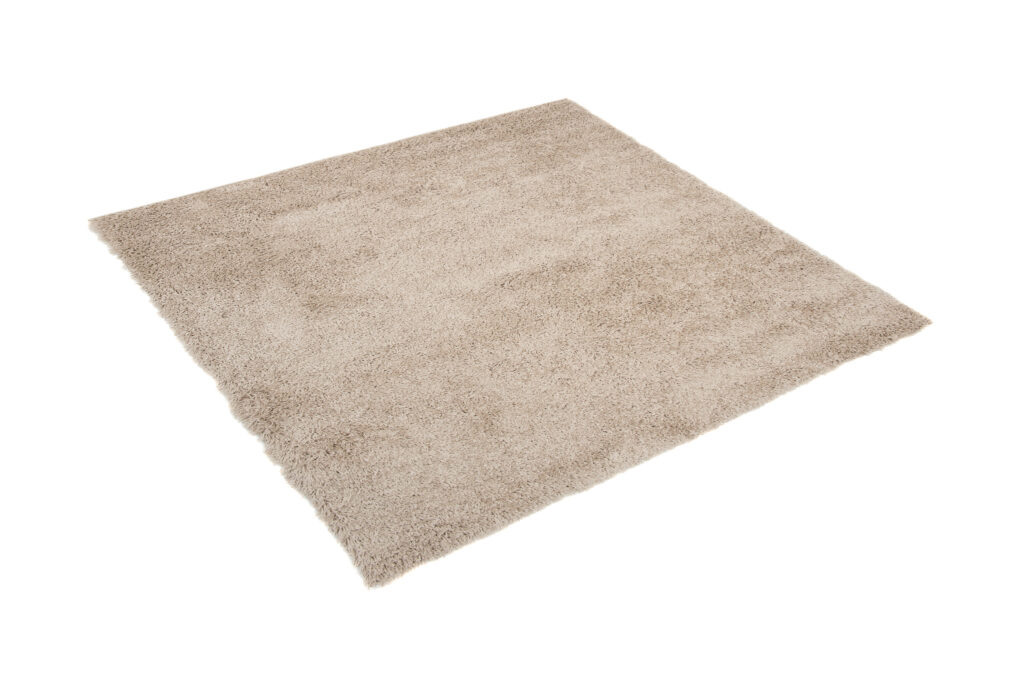 Tapis Essence Carré Shaggy Beige Foncé