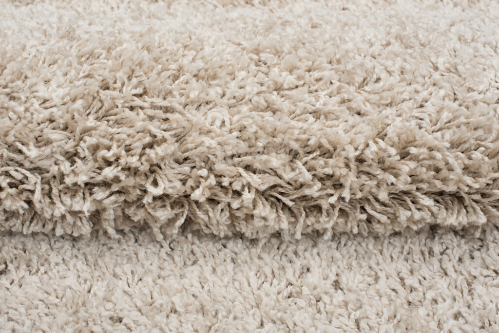 Tapis Essence Carré Shaggy Beige Foncé