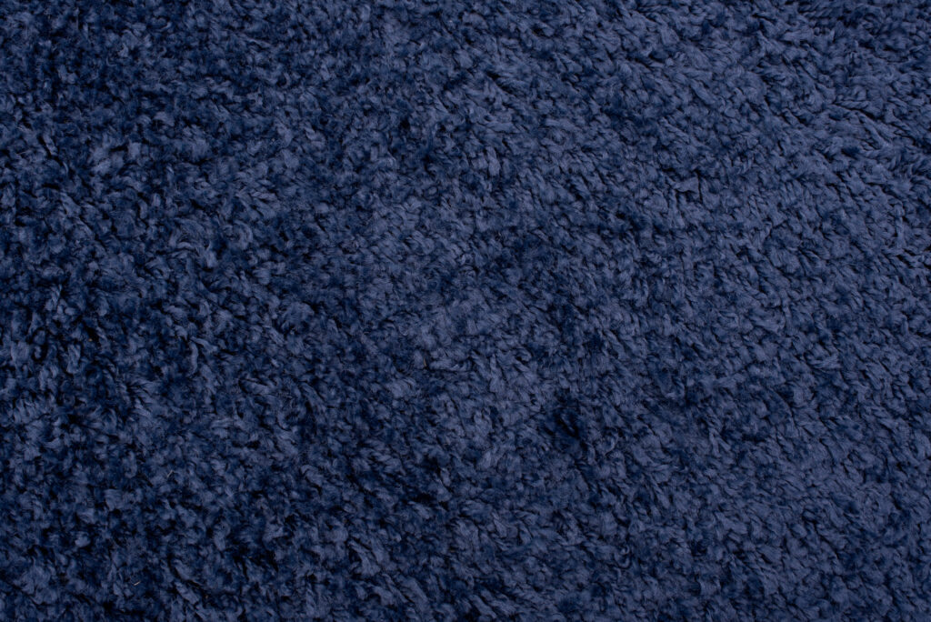 Tapis Essence Carré Shaggy Bleu Marine