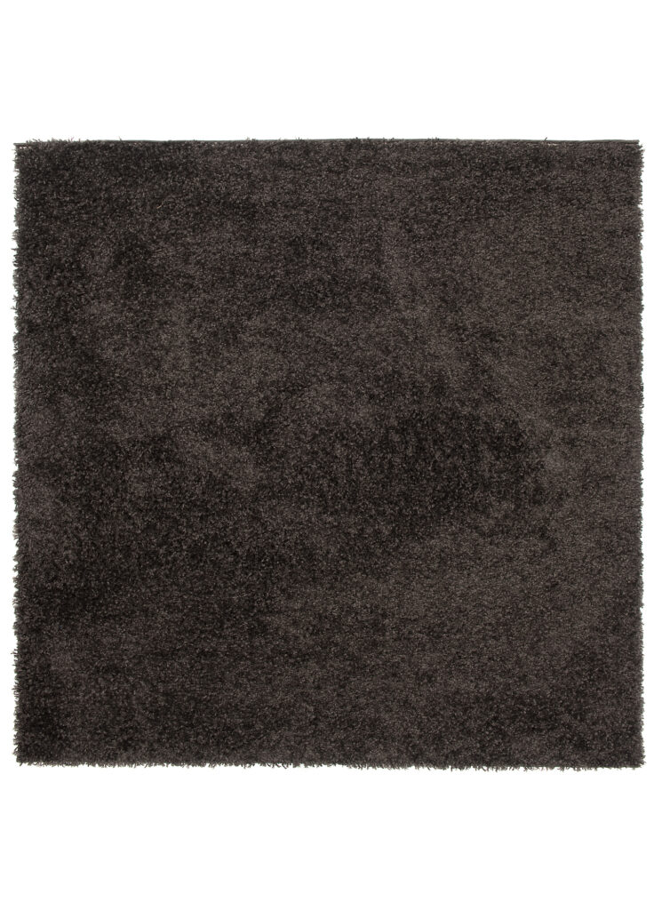 Tapis Essence Carré Shaggy Anthracite