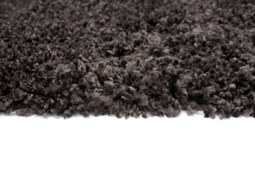 Tapis Essence Carré Shaggy Anthracite