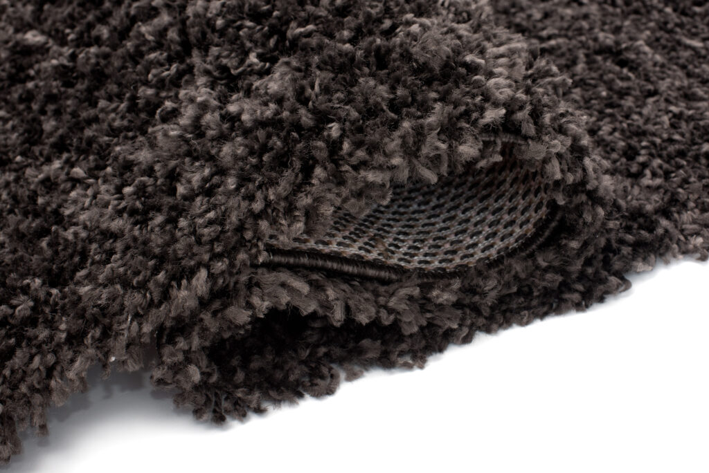 Tapis Essence Carré Shaggy Anthracite