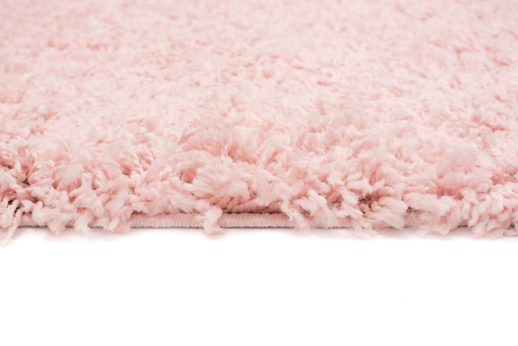 Tapis de Passage Essence Shaggy Uni Rose