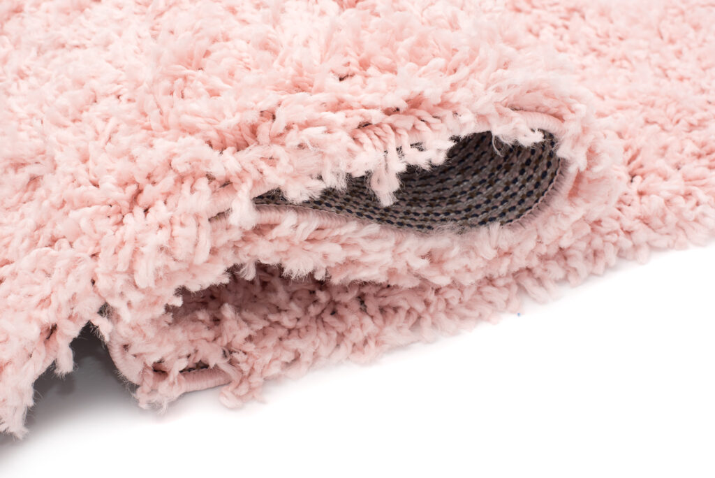 Tapis de Passage Essence Shaggy Uni Rose