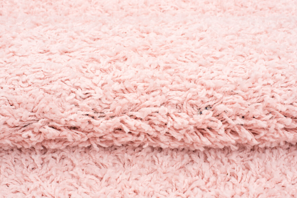 Tapis de Passage Essence Shaggy Uni Rose