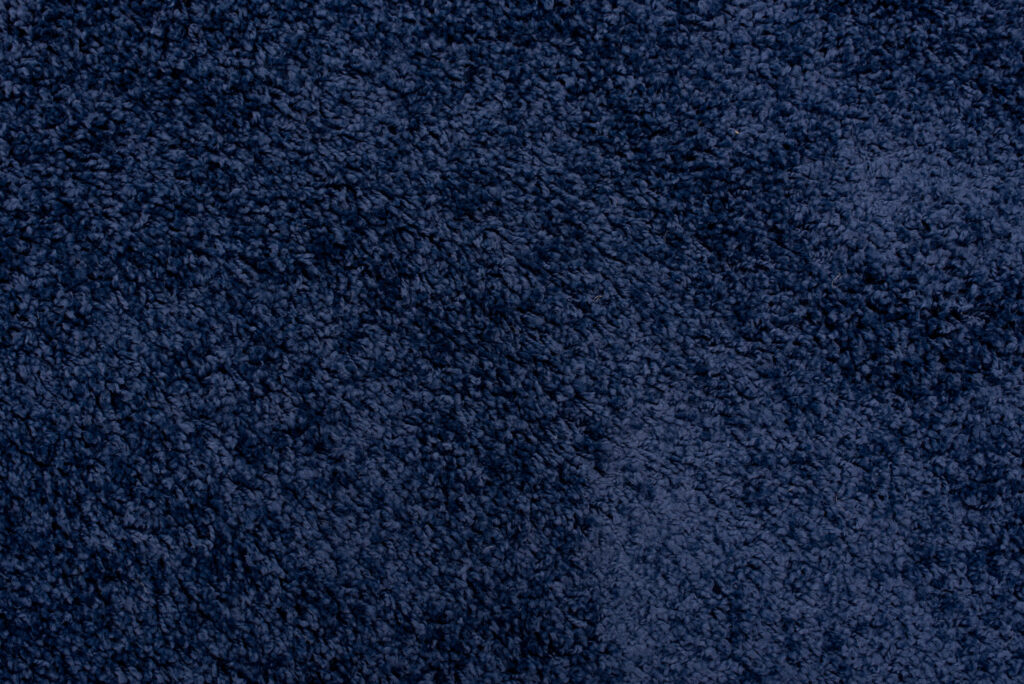 Tapis de Passage Essence Shaggy Uni Bleu Marine