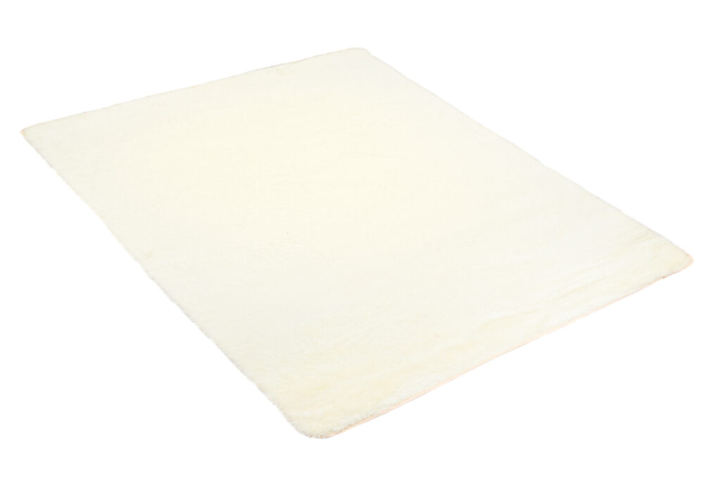 Tapis Silk Crème Antidérapant Shaggy