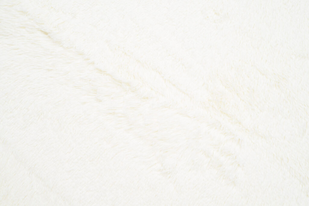 Tapis Silk Crème Clair Antidérapant Shaggy
