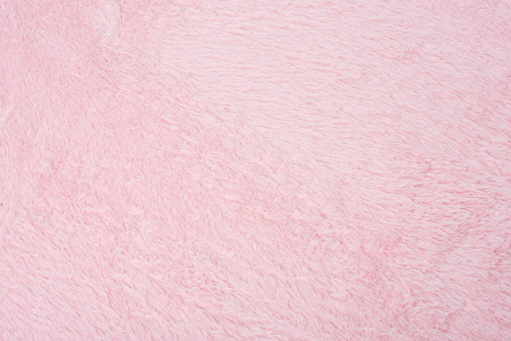 Tapis Silk Rose Pâle Antidérapant Shaggy