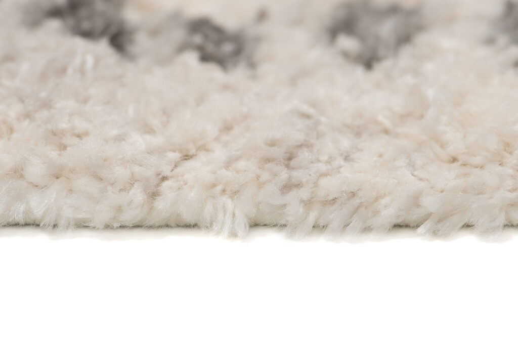 Tapis Versay Crème Gris Aztèque à Franges