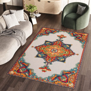 Tapis Extérieur Patio Multicolore Vintage
