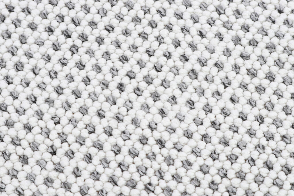 Tapis Agra Gris Moderne à Franges